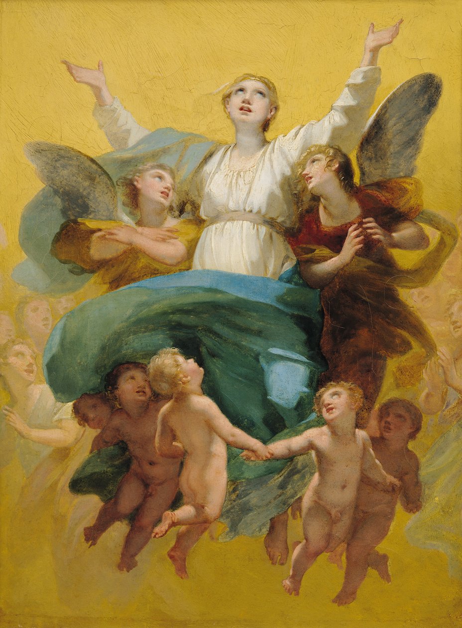 Jomfruens antagelse af Pierre Paul Prudhon