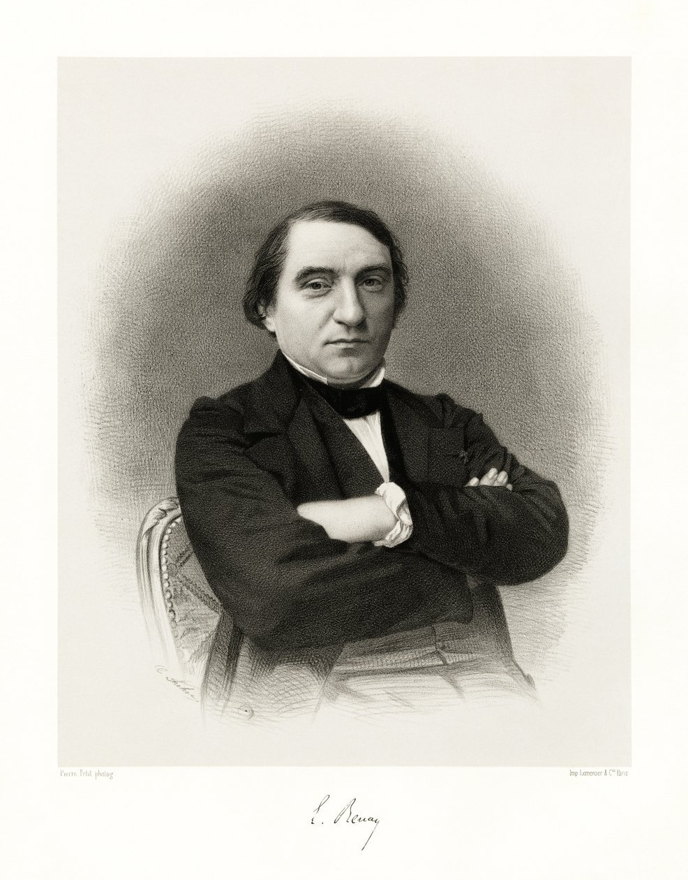 Ernest Renan, 1865-66 af Pierre Petit