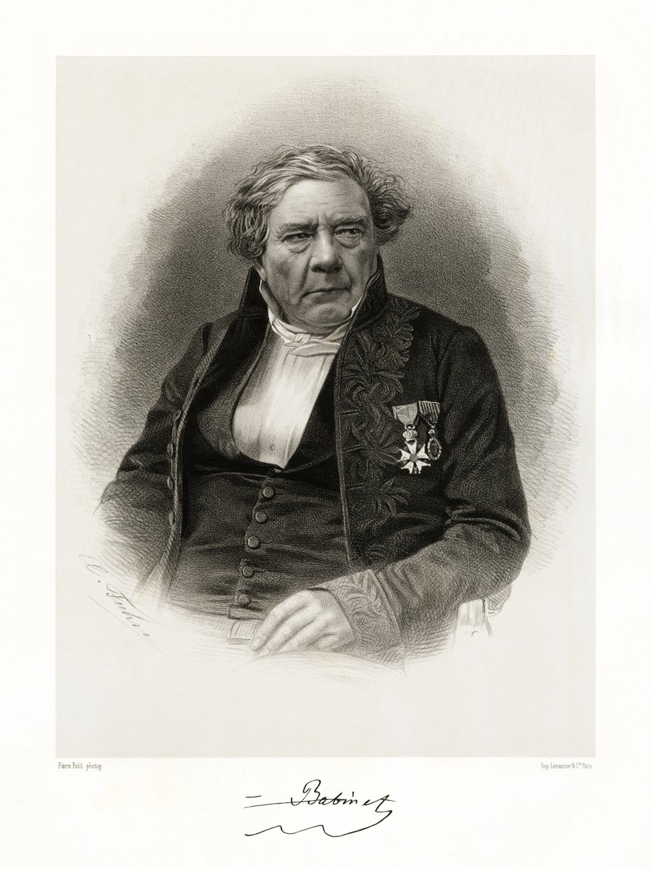 Jacques Babinet, 1865-66 af Pierre Petit