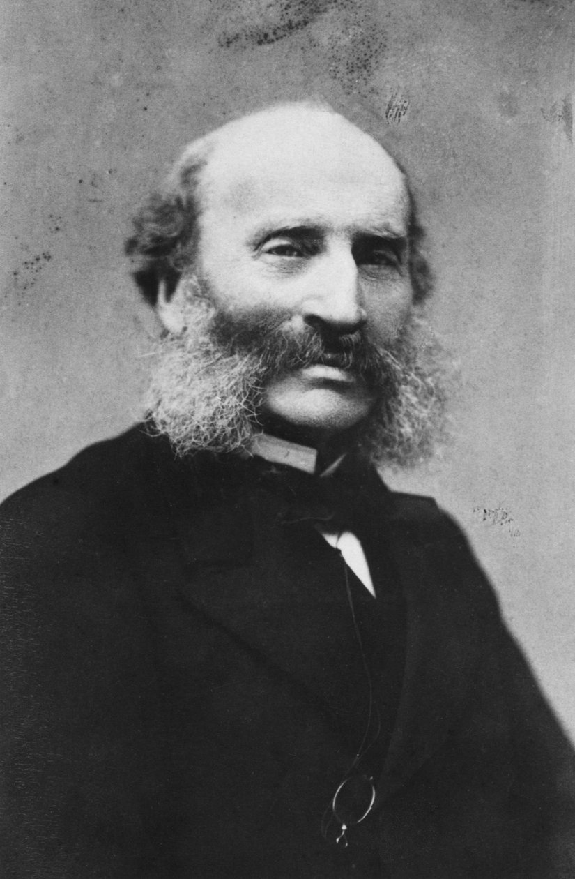 Portræt af Pierre Edmond Teisserenc de Bort, fransk politiker, slutningen af 1800-tallet af Pierre Petit
