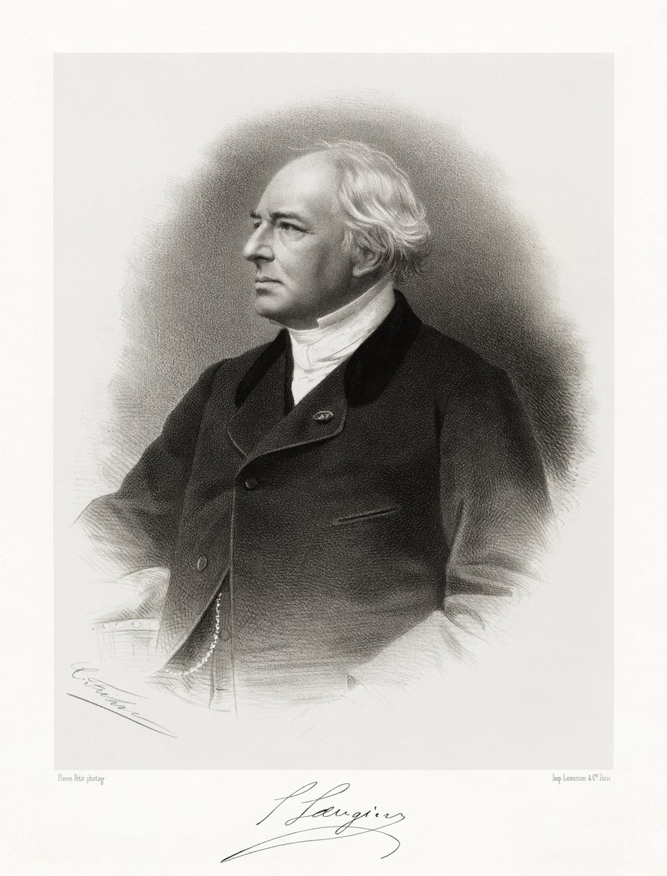 Stanislas Laugier, 1865-66 af Pierre Petit