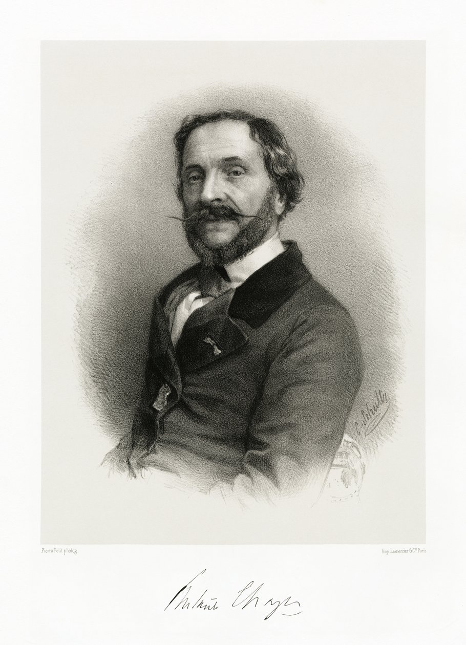 Victor Euphémon Philarète Chasles, 1865-66 af Pierre Petit