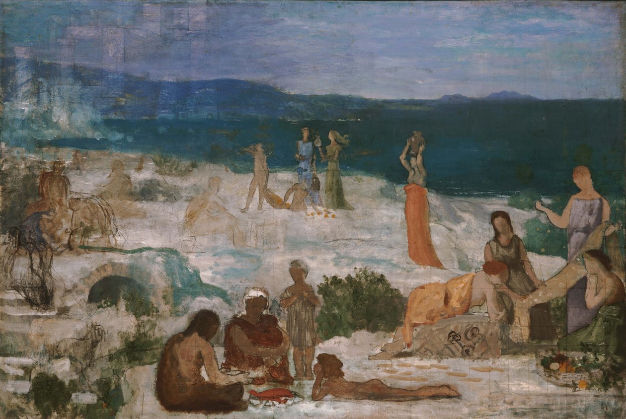 Massilia, græsk koloni af Pierre Puvis de Chavannes