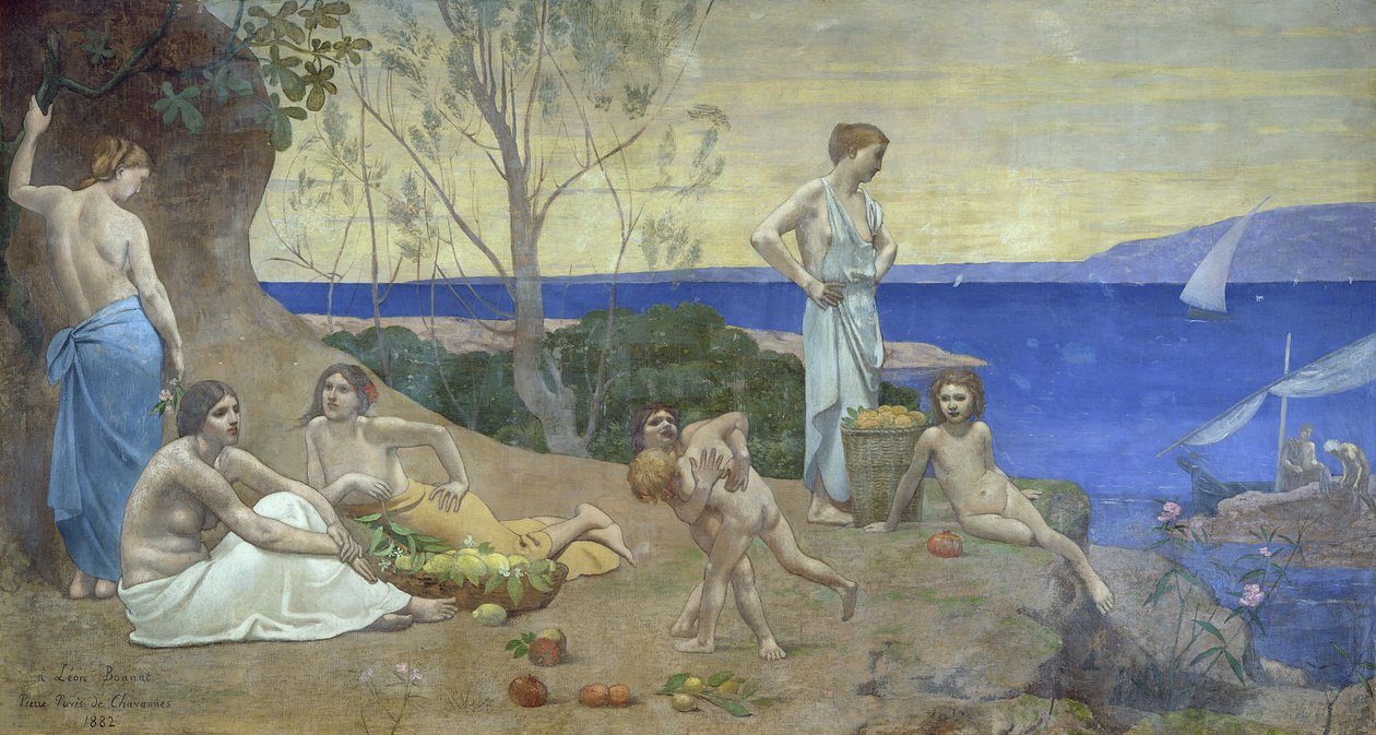 Det søde land, 1882 af Pierre Puvis de Chavannes