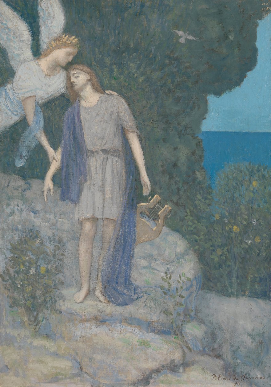 Digteren af Pierre Puvis de Chavannes