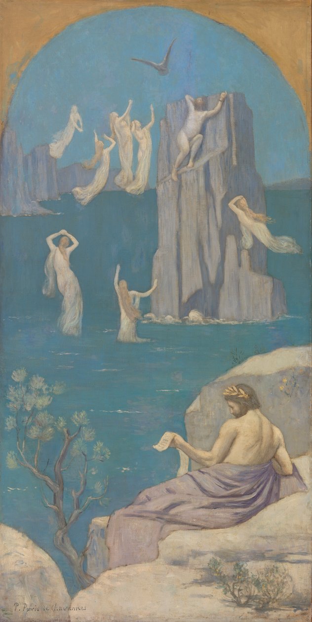 Dramatisk poesi (Aeschylus) af Pierre Puvis de Chavannes
