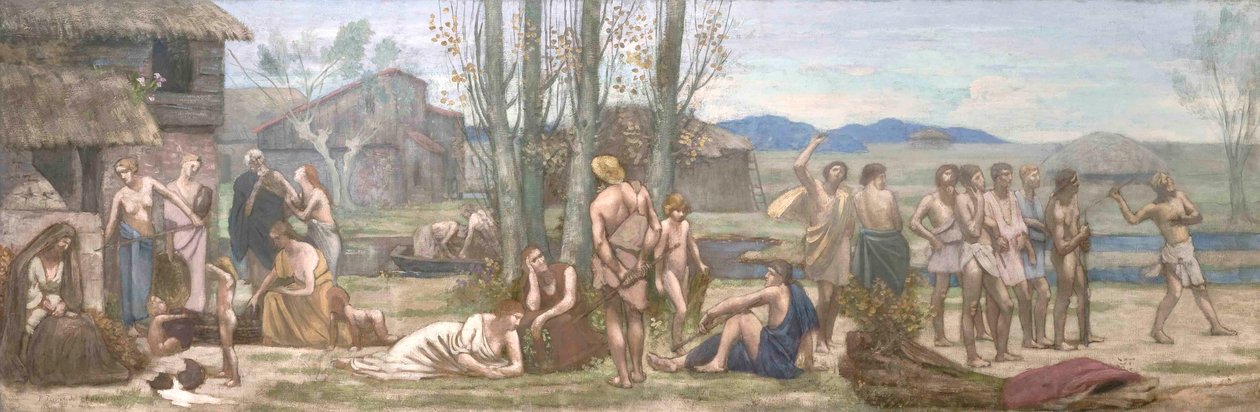 Ludus Pro Patria, eller spiller for Ones Country af Pierre Puvis de Chavannes
