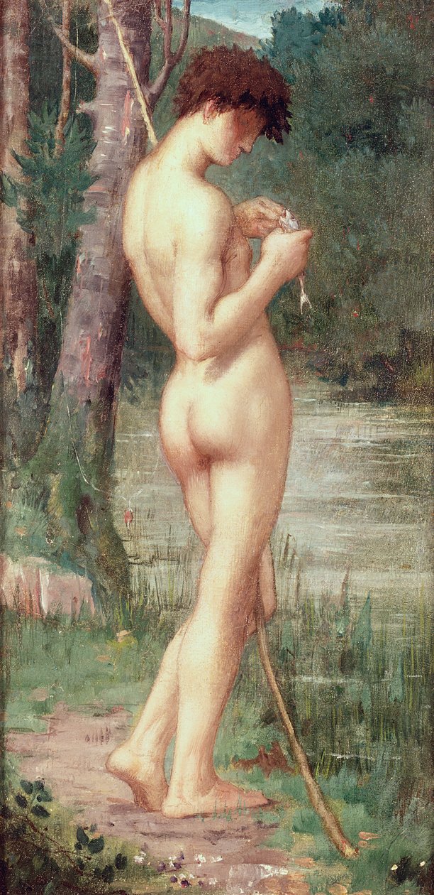 Den lille fisker af Pierre Puvis de Chavannes