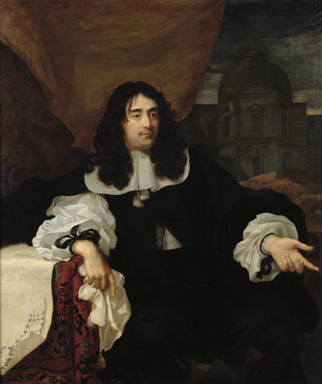 Portræt af Antoine de Ratabon, 1660 af Pierre Rabon