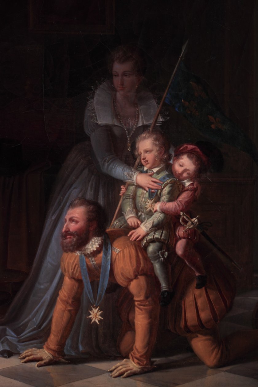Henri IV og hans børn af Pierre Henri Revoil