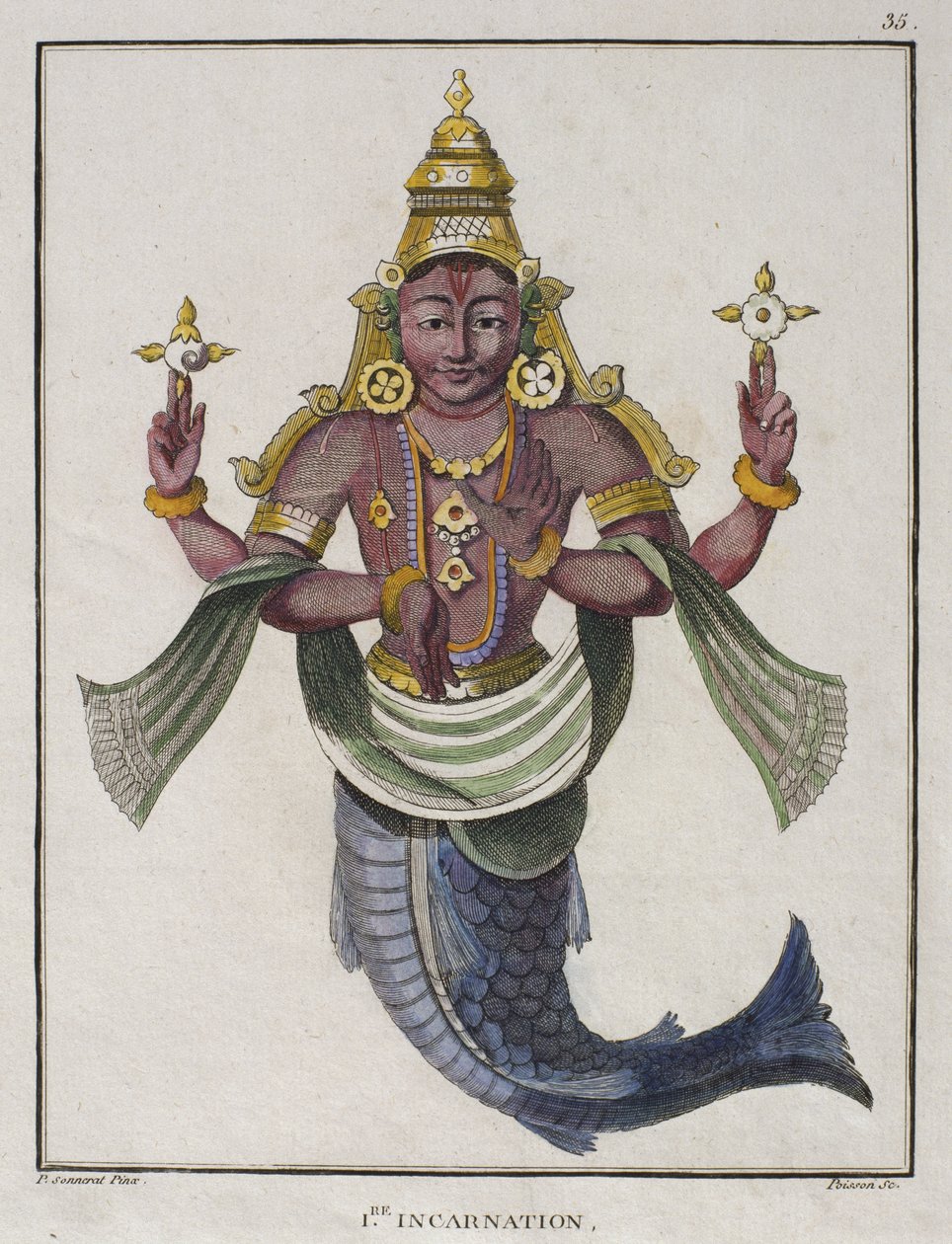 Første avatar af Vishnu som 