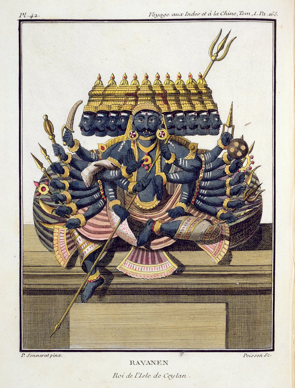 Ravana, dæmonkonge af Ceylon, fra 