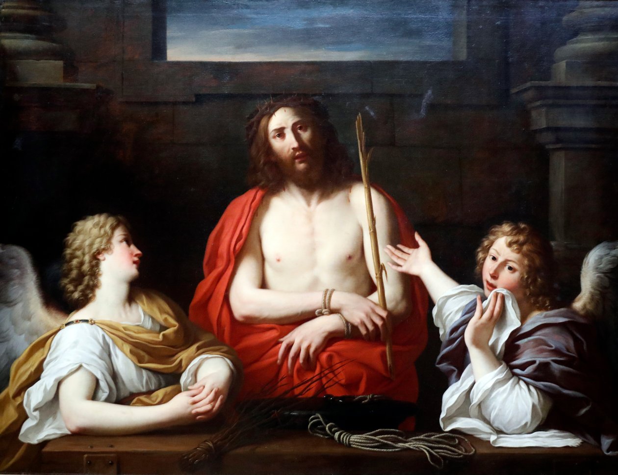 Se Man, detalje, 1736 af Pierre Subleyras