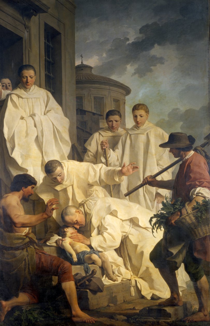 Sankt Benedikts mirakel, 1744 af Pierre Subleyras