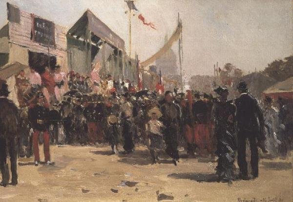 Messe på Esplanade des Invalides, 1891 af Pierre Vauthier