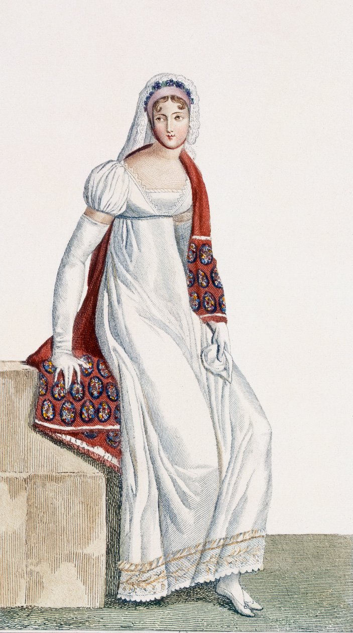 Damedagskjole, 1811 af Pierre de La Mesangere