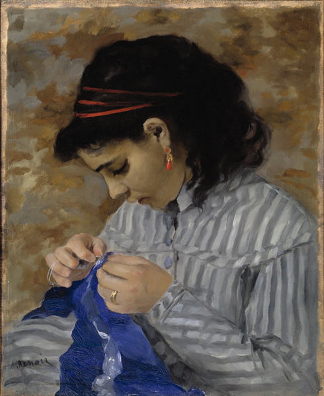 Lise cousantLise Syning af Pierre Auguste Renoir