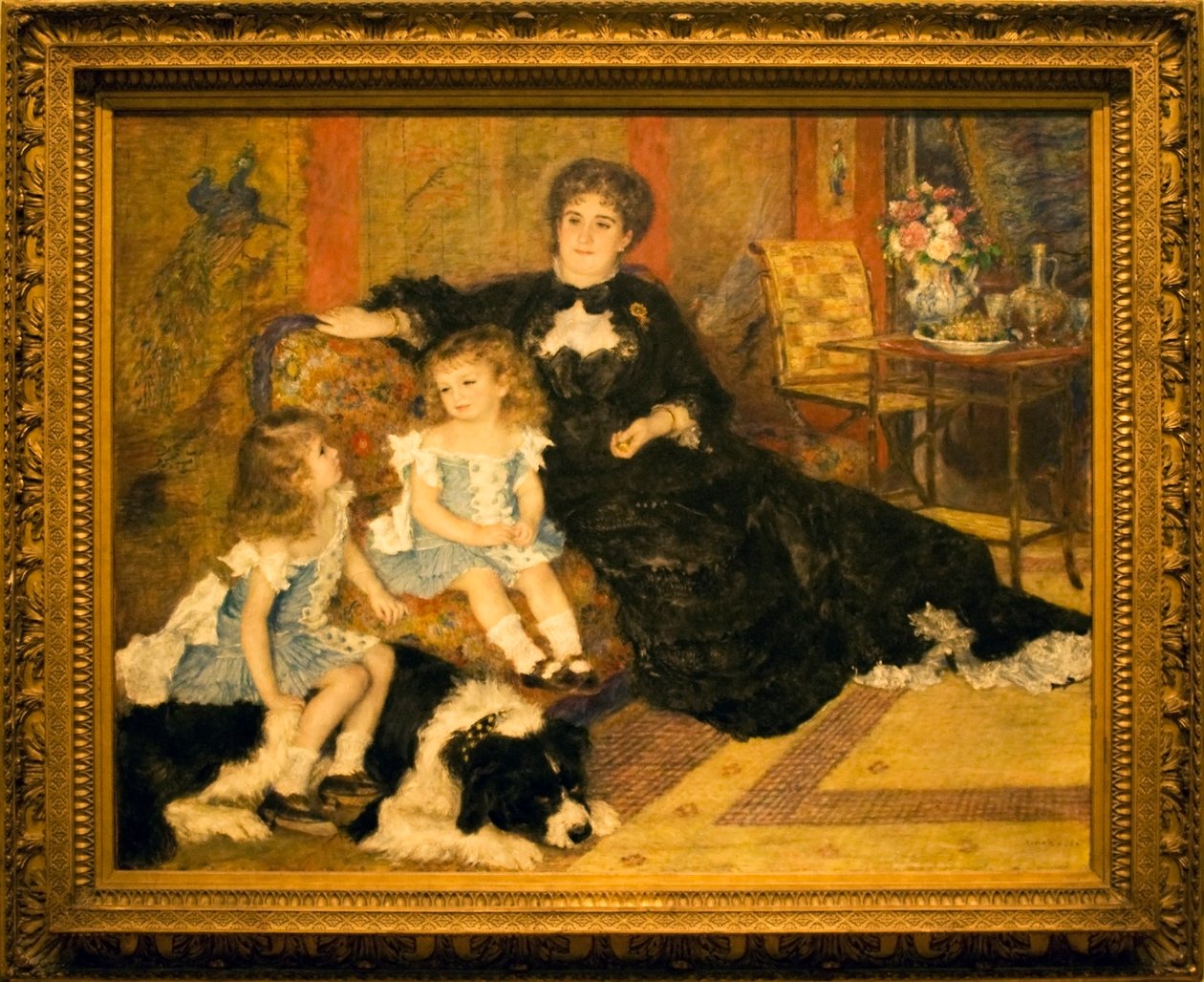 Mme Charpentier og hendes børn af Pierre Auguste Renoir