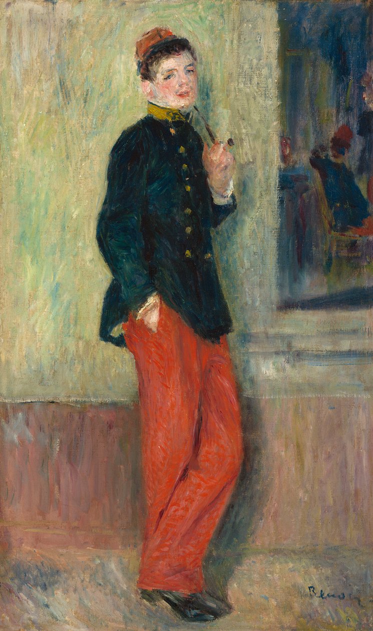 Den unge soldat, ca. 1880 af Pierre Auguste Renoir