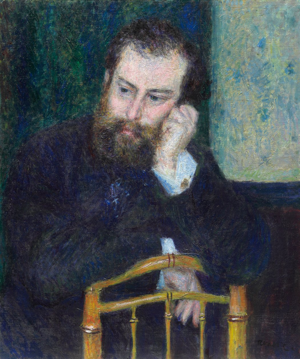 Alfred Sisley af Pierre-Auguste Renoir