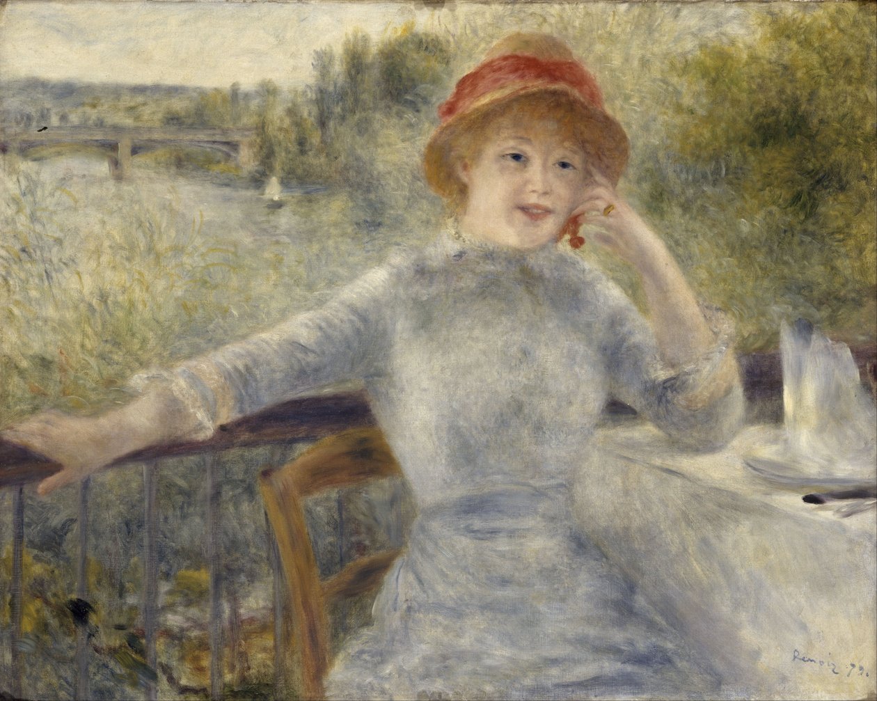 Alphonsine Fournaise af Pierre-Auguste Renoir