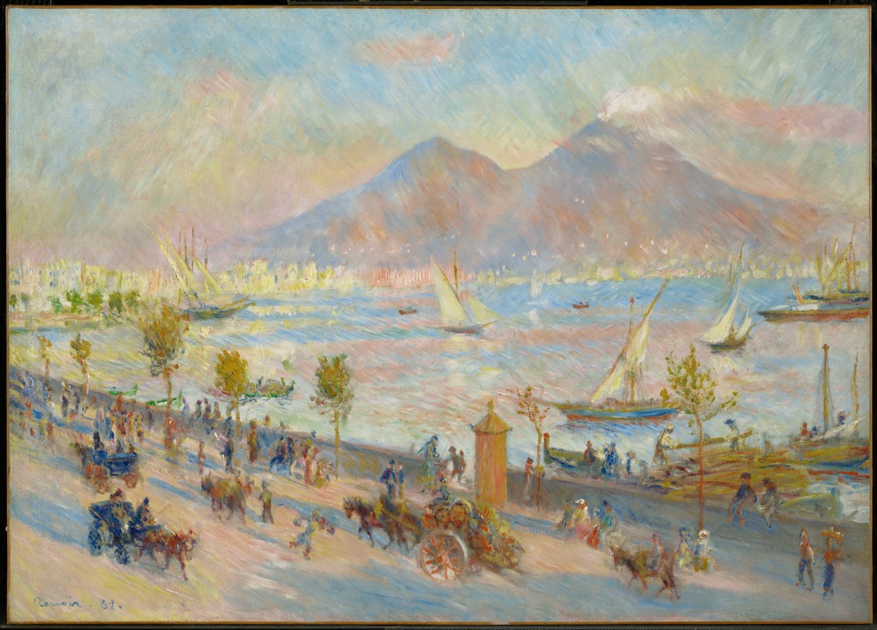Napolibugten, aften af Pierre-Auguste Renoir