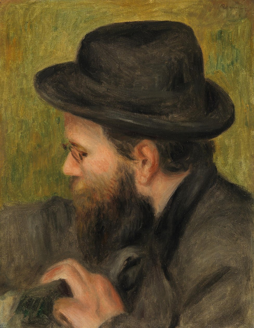 Portræt af hr. Bernard i profil af Pierre-Auguste Renoir