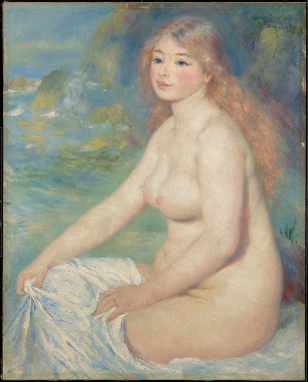 Blond badende af Pierre-Auguste Renoir