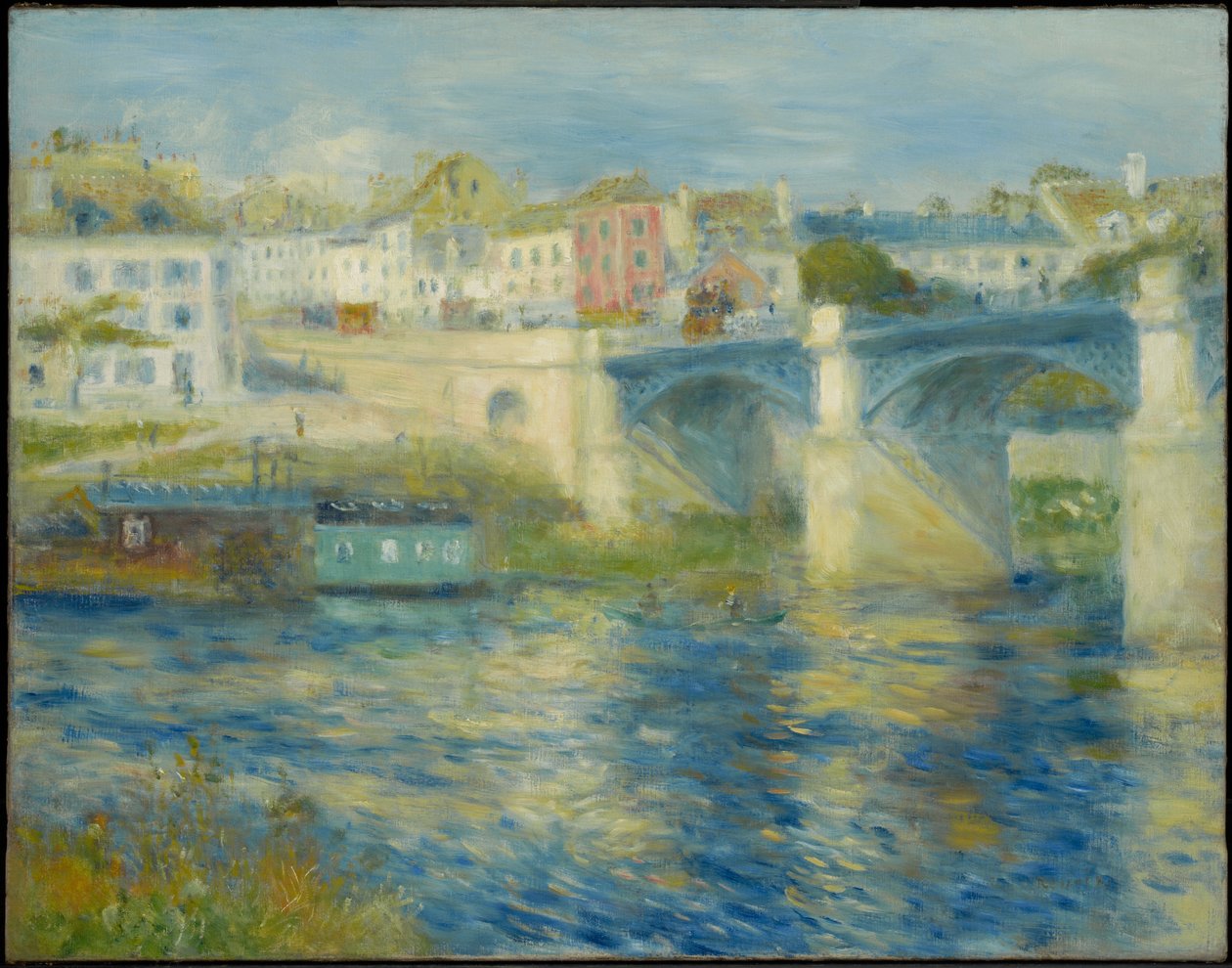 Broen ved Chatou af Pierre-Auguste Renoir