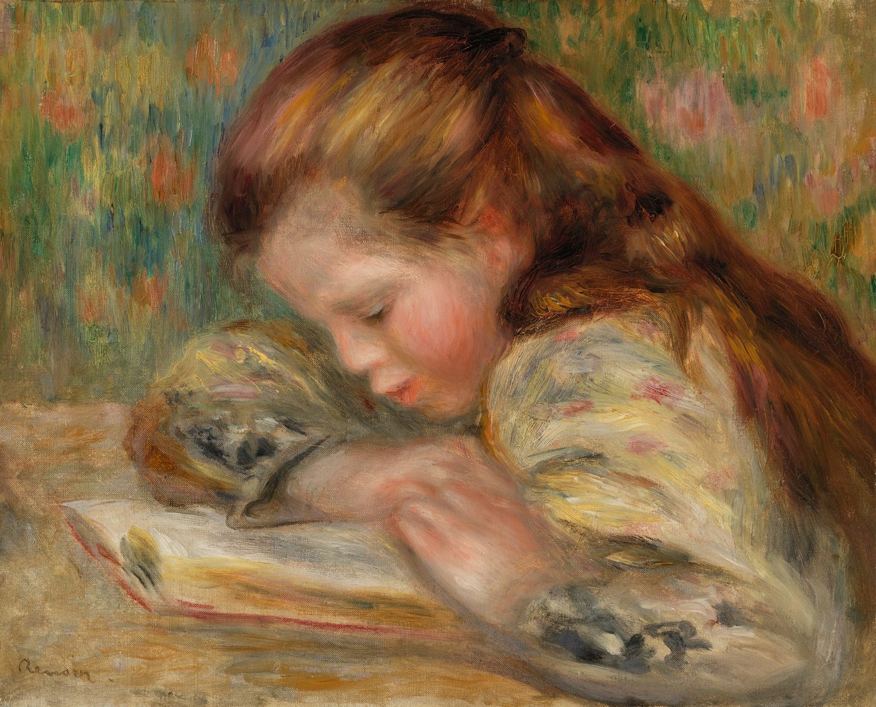 Børnelæsning af Pierre-Auguste Renoir