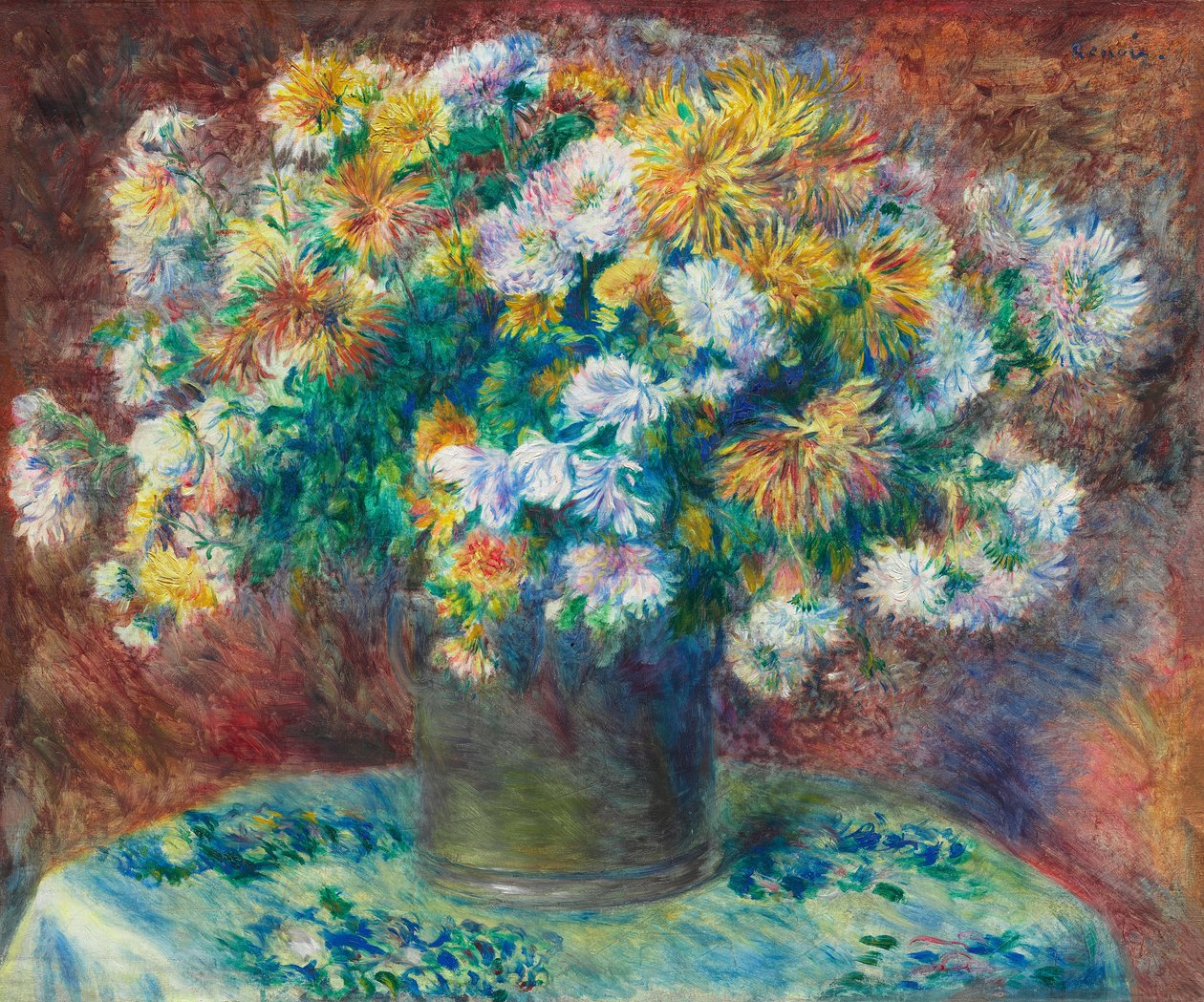 Krysantemum af Pierre-Auguste Renoir