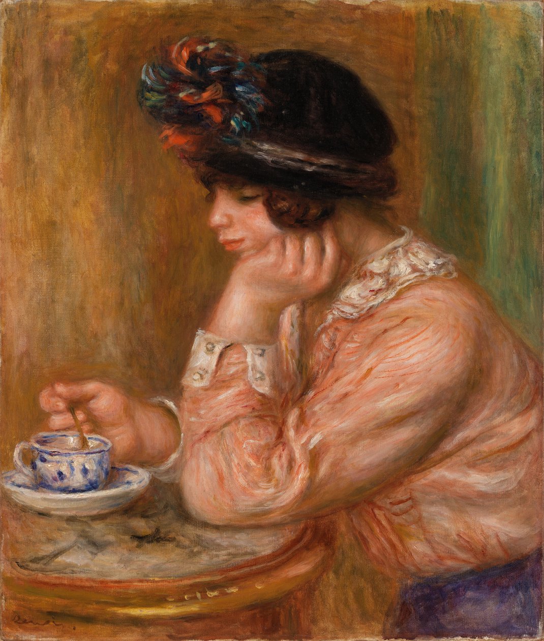 Kop chokolade af Pierre-Auguste Renoir
