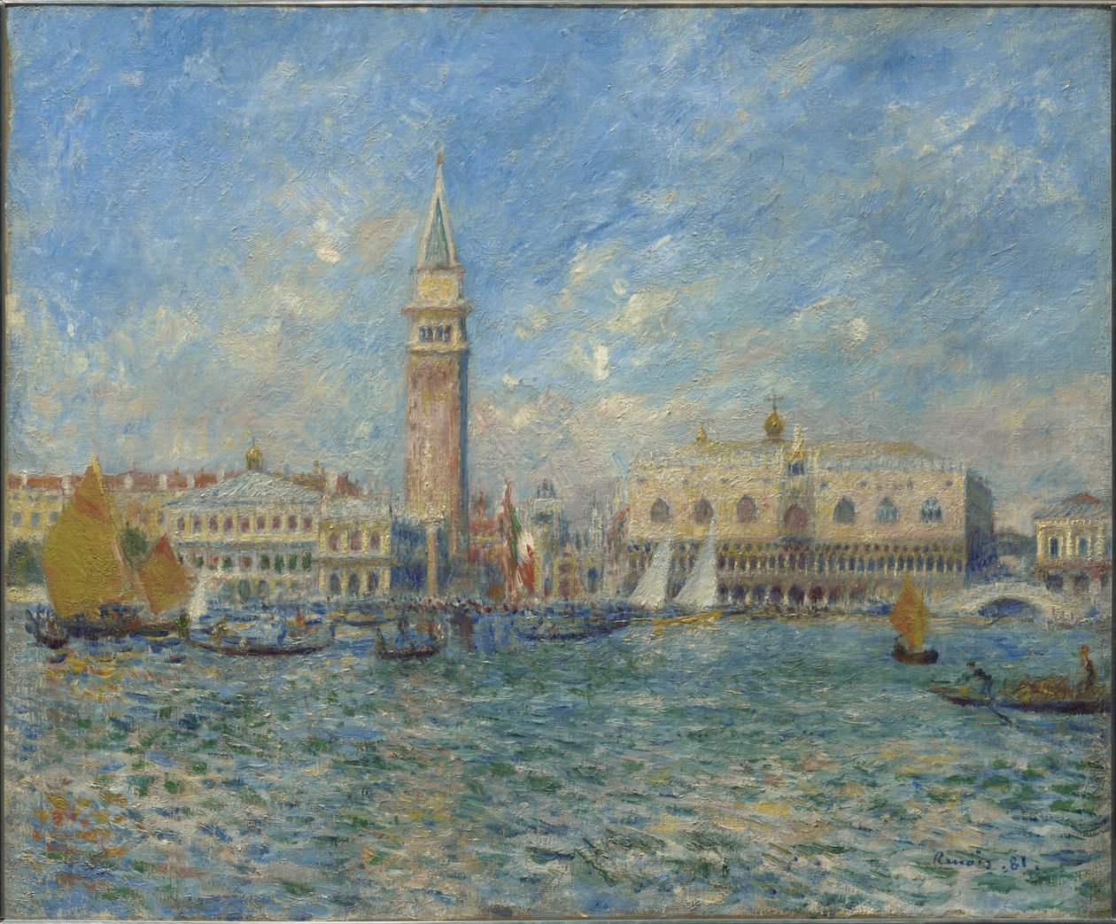 Dogepaladset, Venedig af Pierre-Auguste Renoir