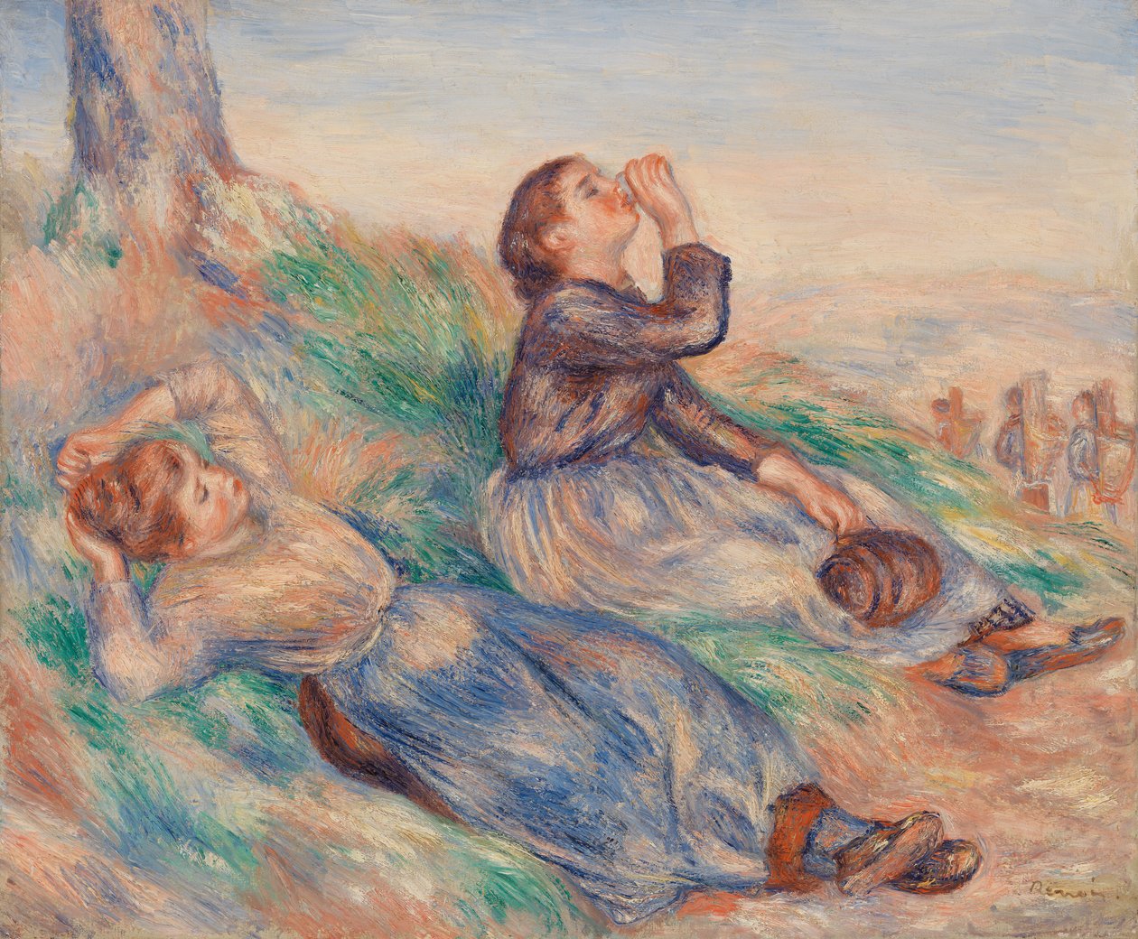 Vindruesamlere (Vendangeuses) af Pierre-Auguste Renoir