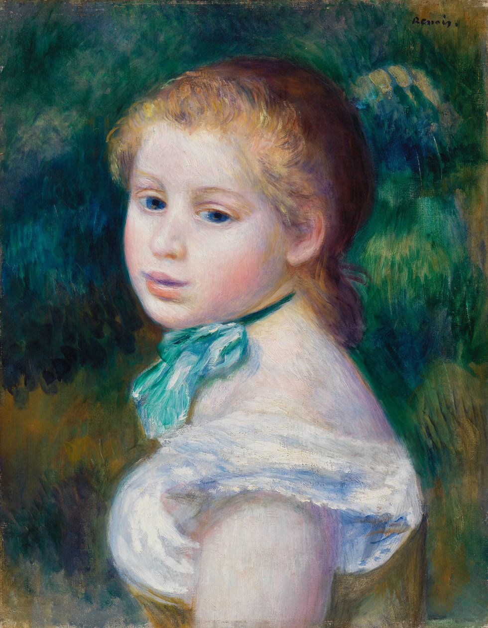 Leder af ung pige af Pierre-Auguste Renoir