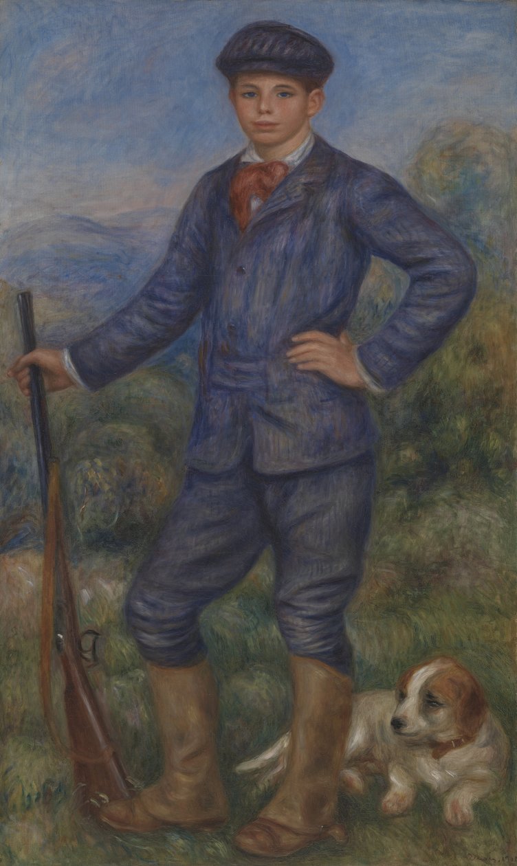 Jean som jæger af Pierre-Auguste Renoir