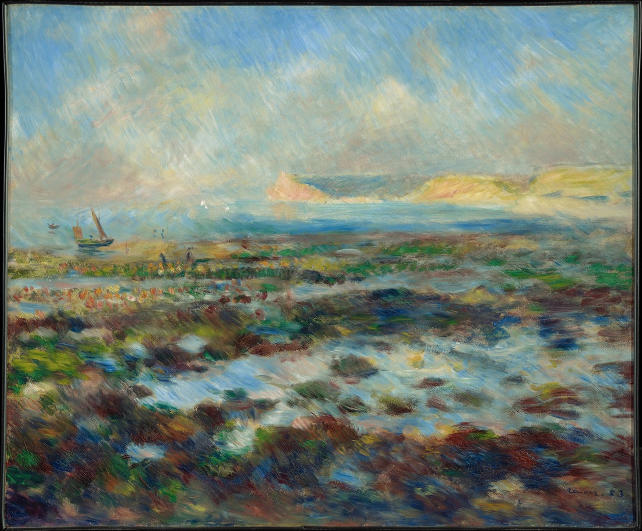 Lavvande, Yport af Pierre-Auguste Renoir