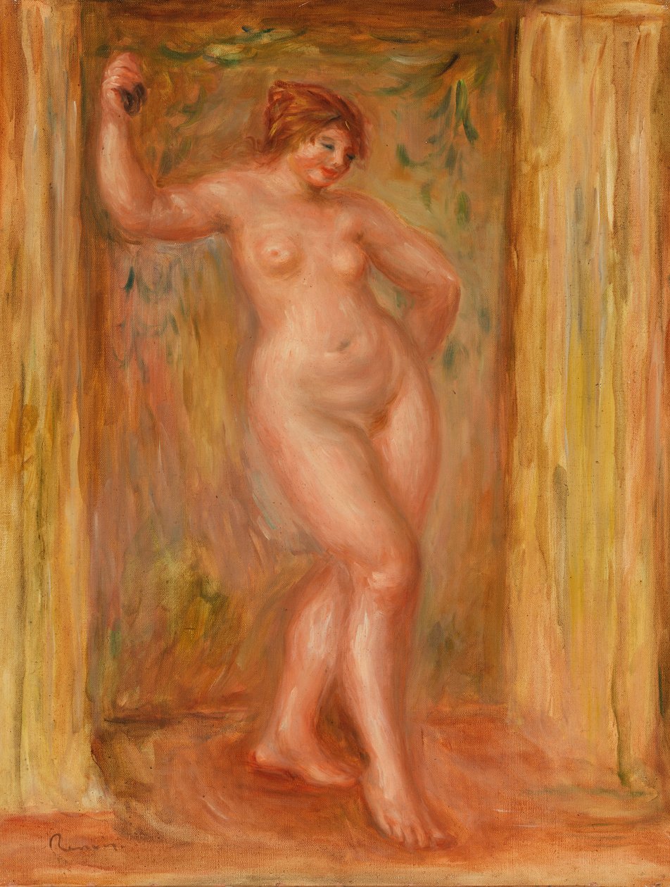 Nøgen med kastanjetter af Pierre-Auguste Renoir