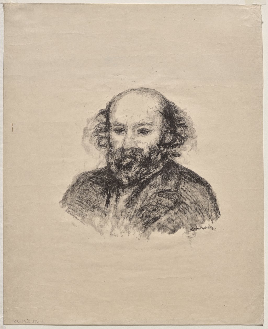 Paul Cézanne af Pierre-Auguste Renoir