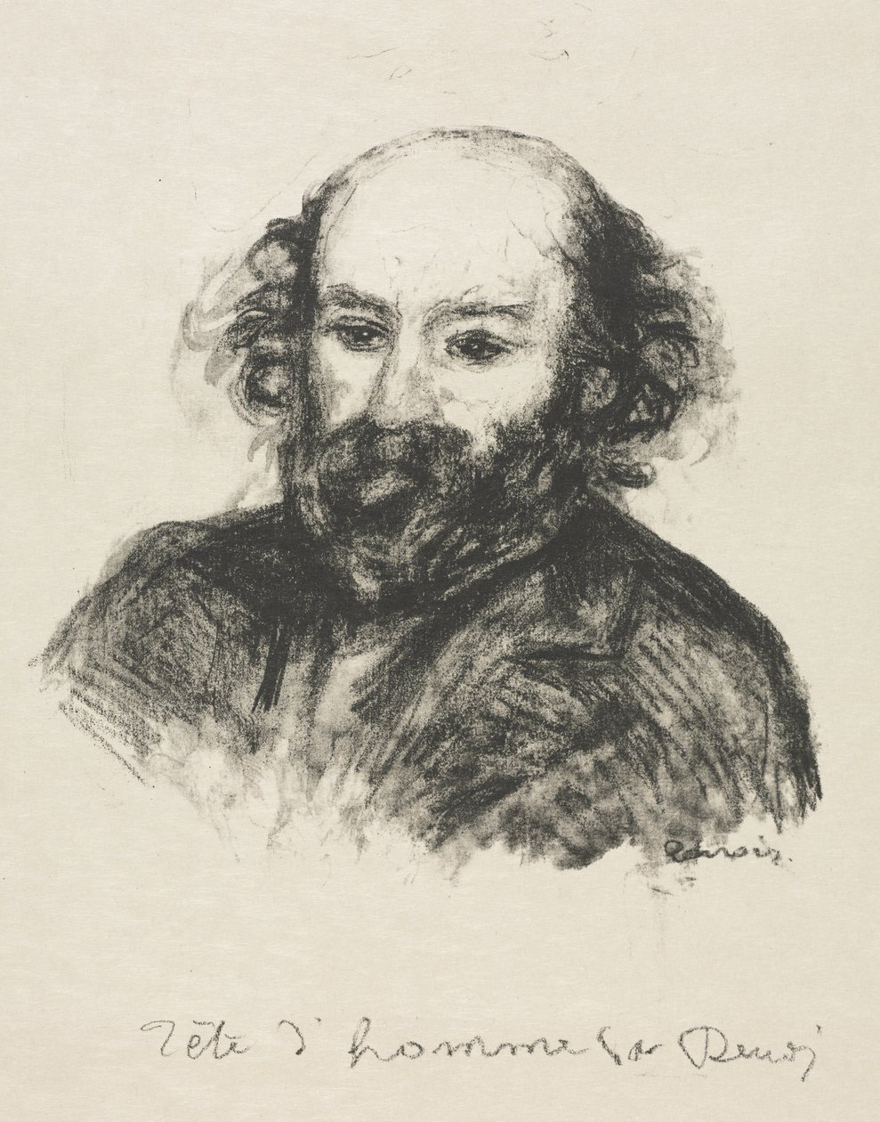 Paul Cézanne af Pierre-Auguste Renoir
