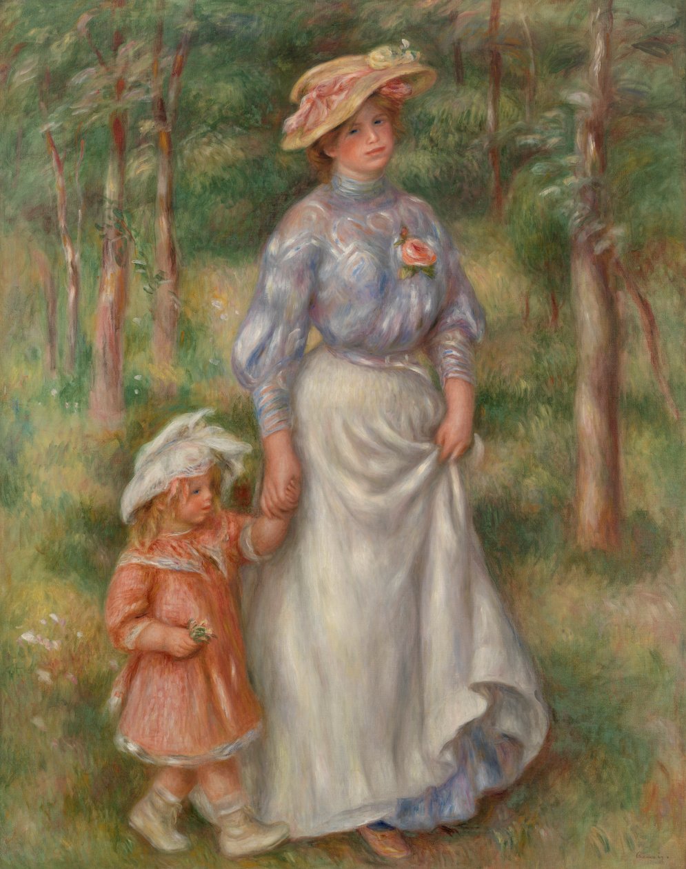 Promenade (La Promenade) af Pierre-Auguste Renoir