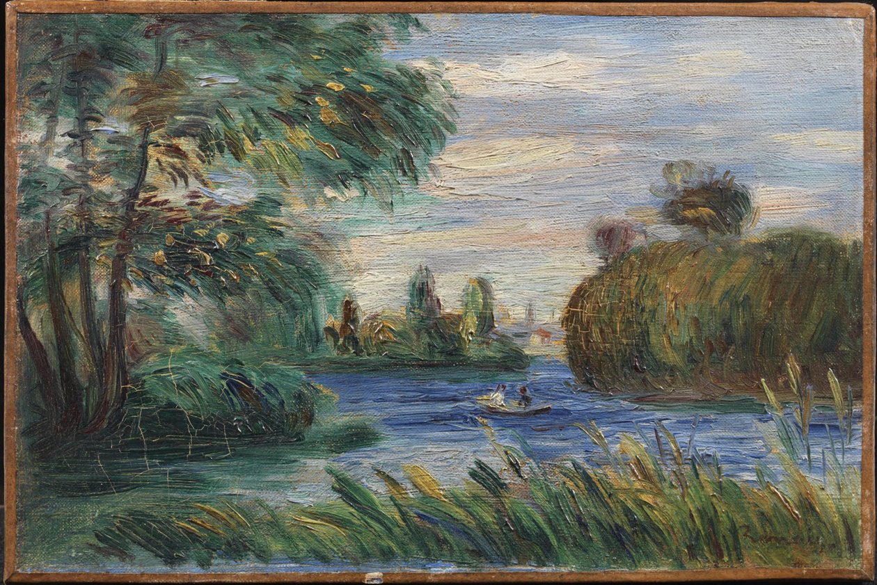 Flodlandskab af Pierre-Auguste Renoir