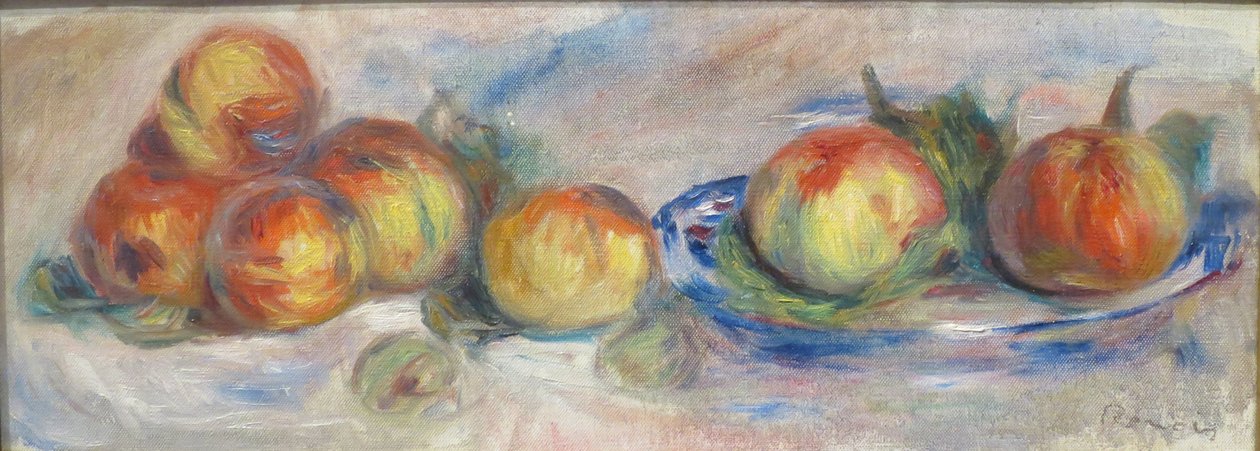 Stilleben med æbler af Pierre-Auguste Renoir