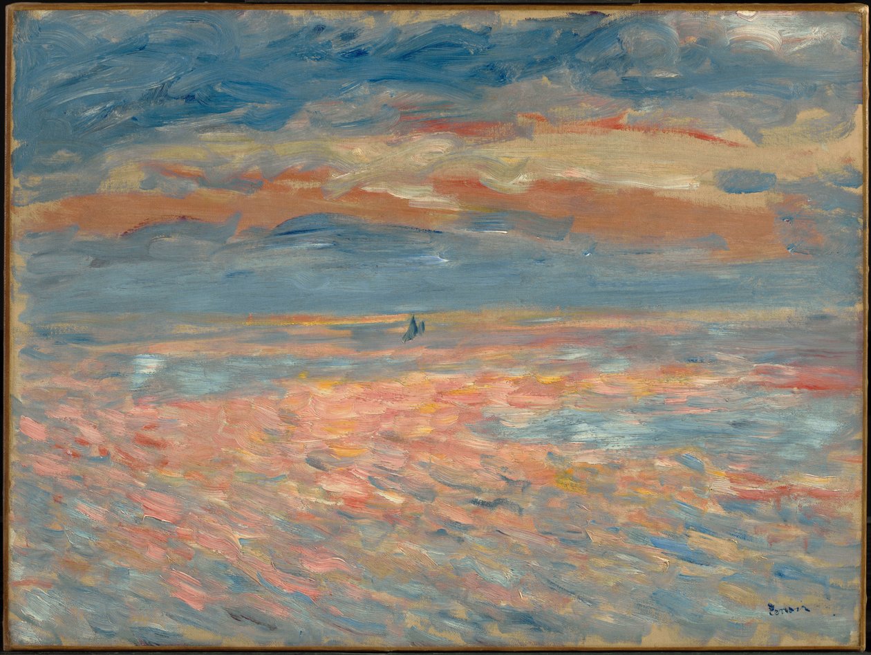 Solnedgang af Pierre-Auguste Renoir