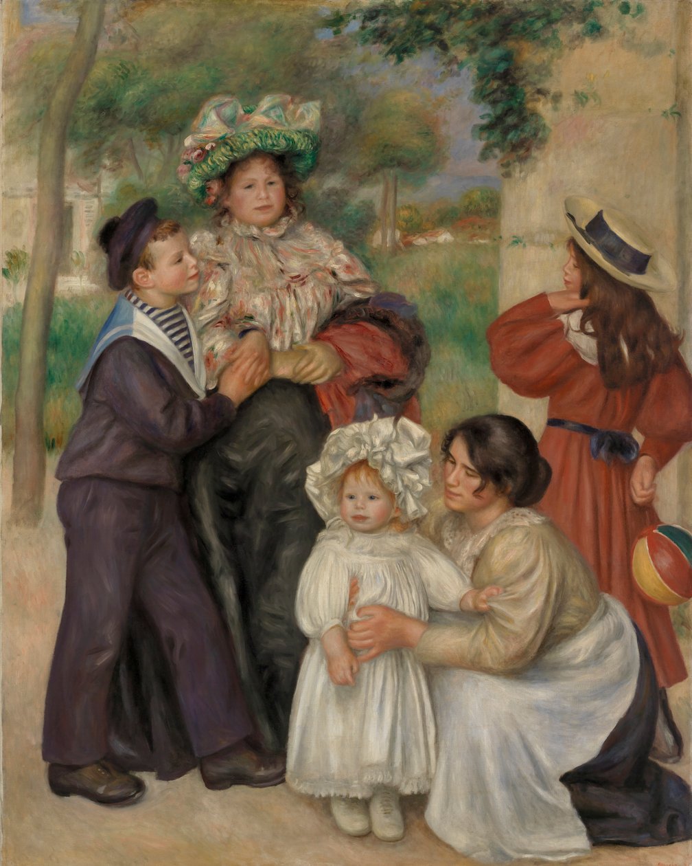 Kunstnerens Familie af Pierre-Auguste Renoir