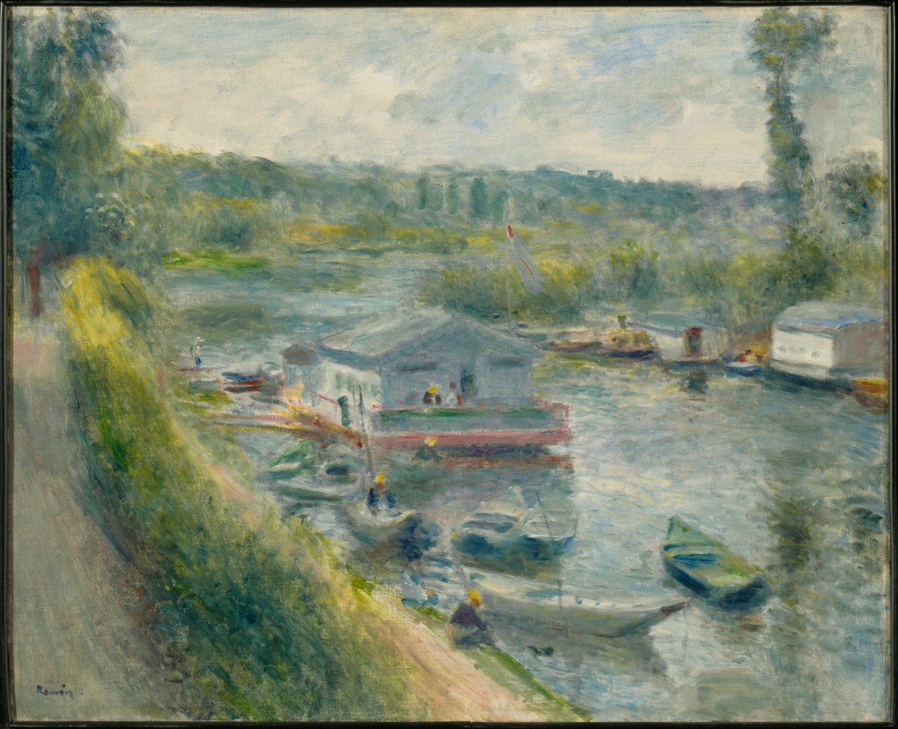 Vaskebåd ved Bas-Meudon af Pierre-Auguste Renoir