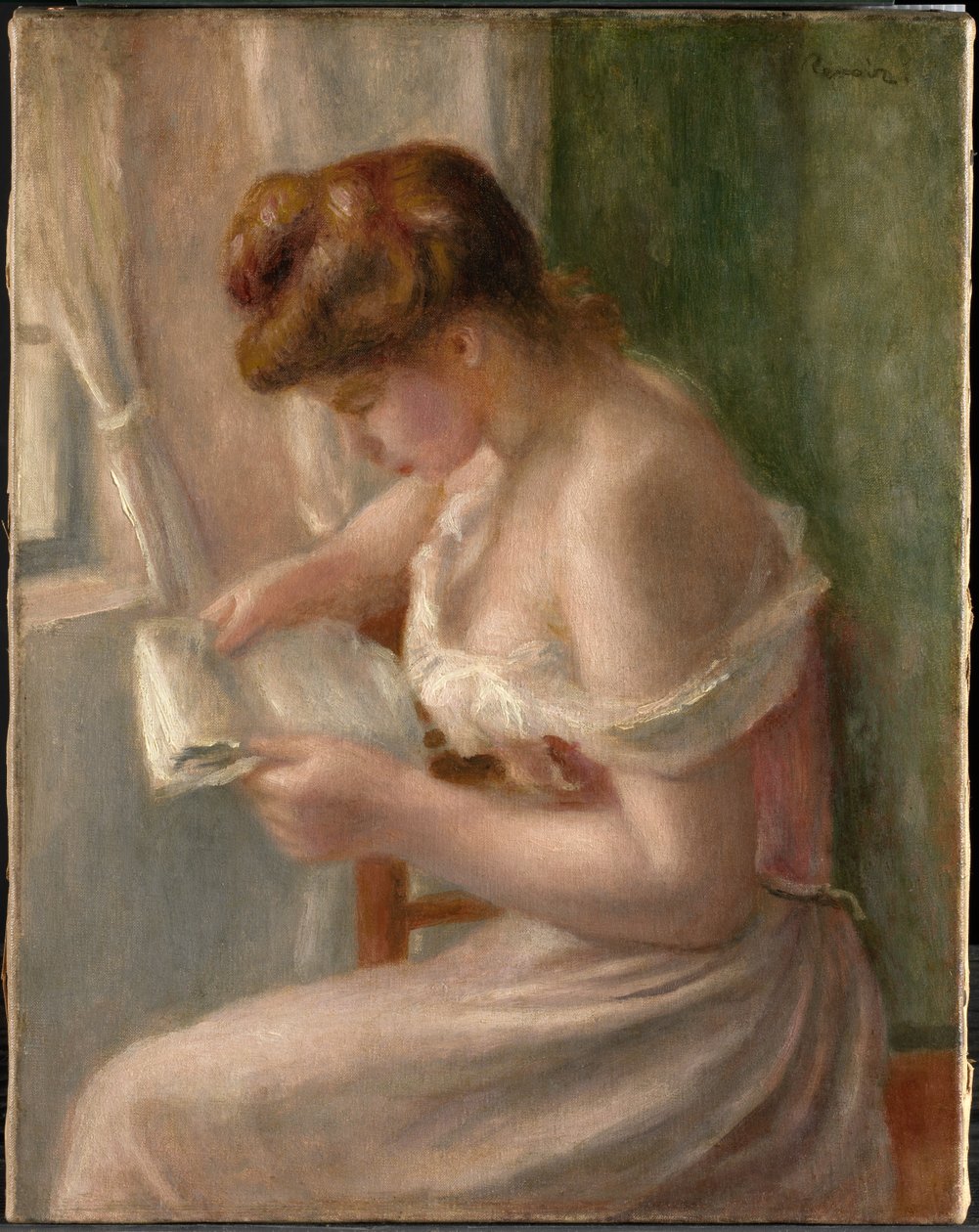 Læsende kvinde af Pierre-Auguste Renoir