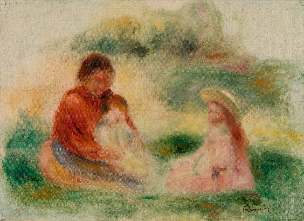Ung Familie af Pierre-Auguste Renoir