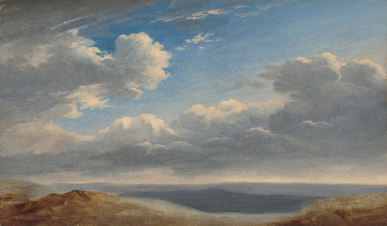 Undersøgelse af skyer over den romerske Campagna af Pierre-Henri de Valenciennes