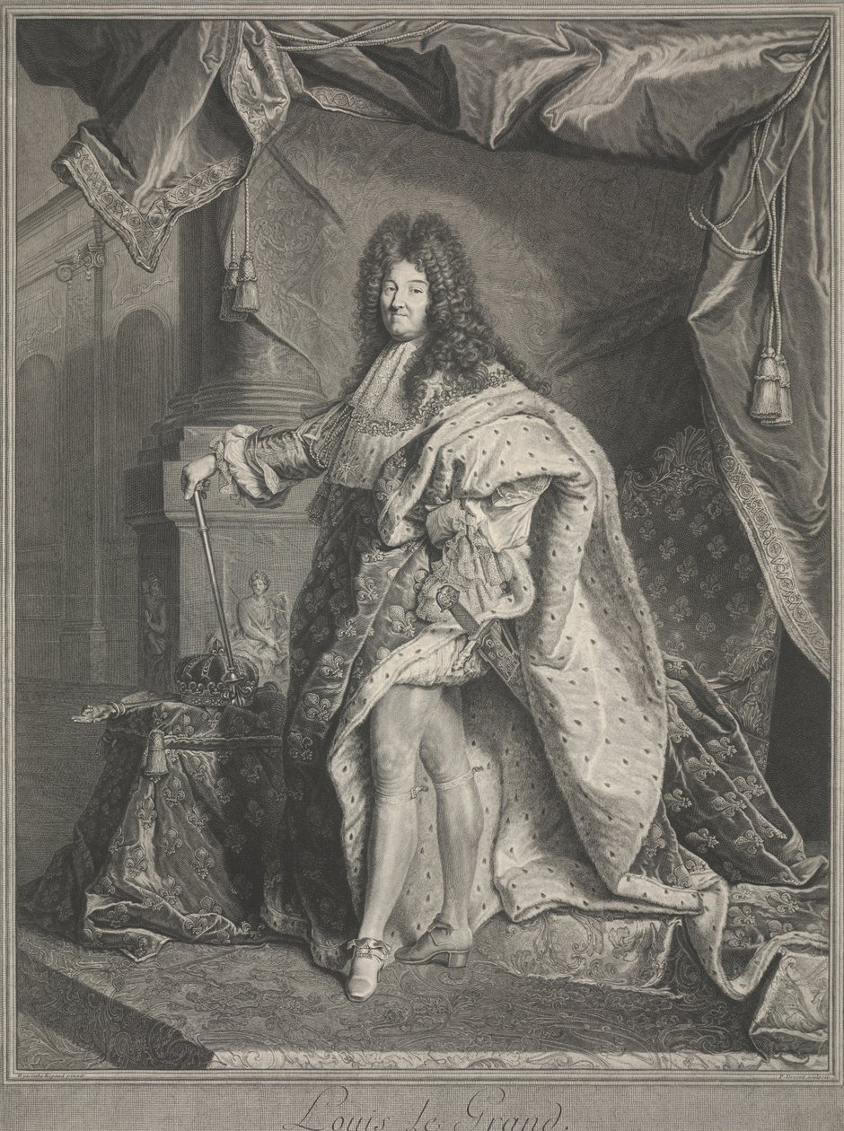 Ludvig den Store af Pierre Imbert Drevet